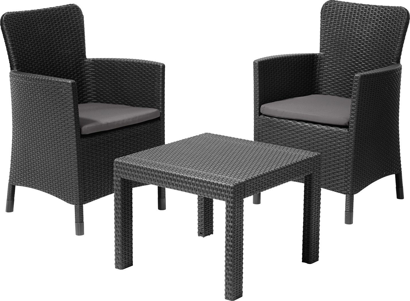 Dārza mēbeļu komplekts Salvador Balcony Set pelēks