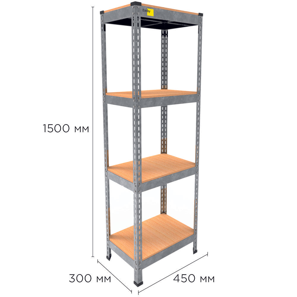 Metal rack MRL-1500 (450x300) galvanized