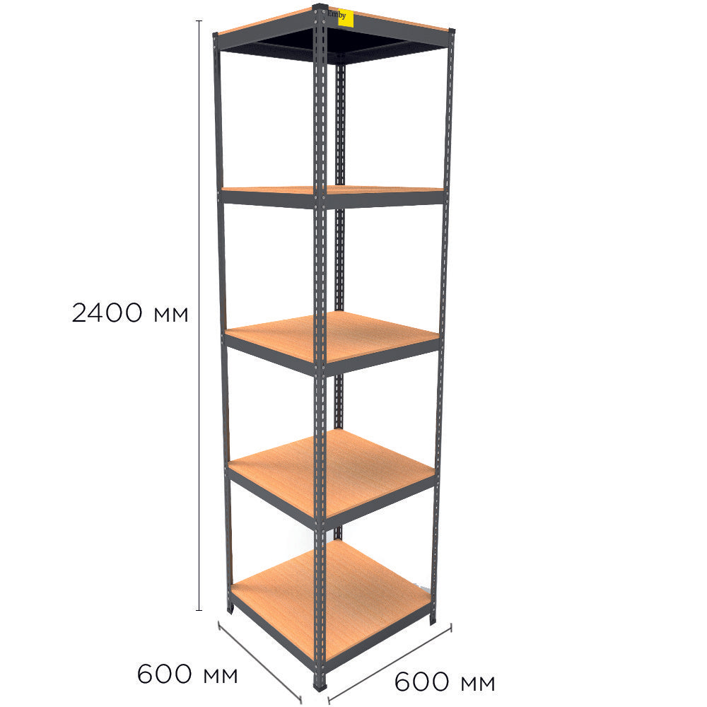 Metal rack MRL-2400 (600x600) black