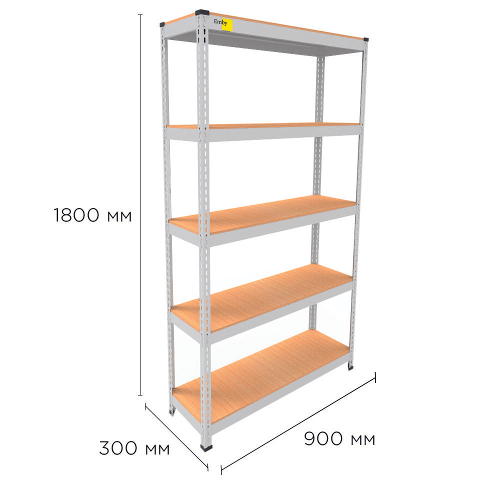 Metal rack MRL-1800 (900x300) white