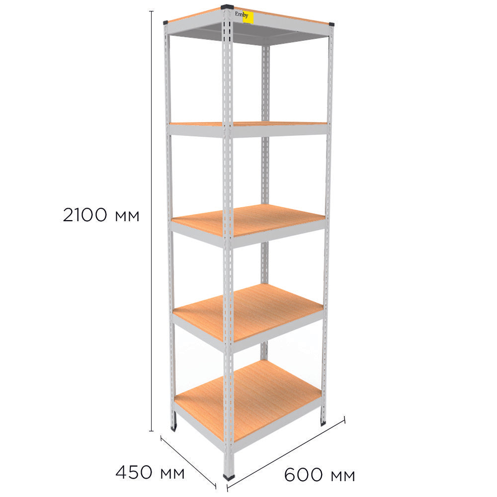 Metal rack MRL-2100 (600x450) white