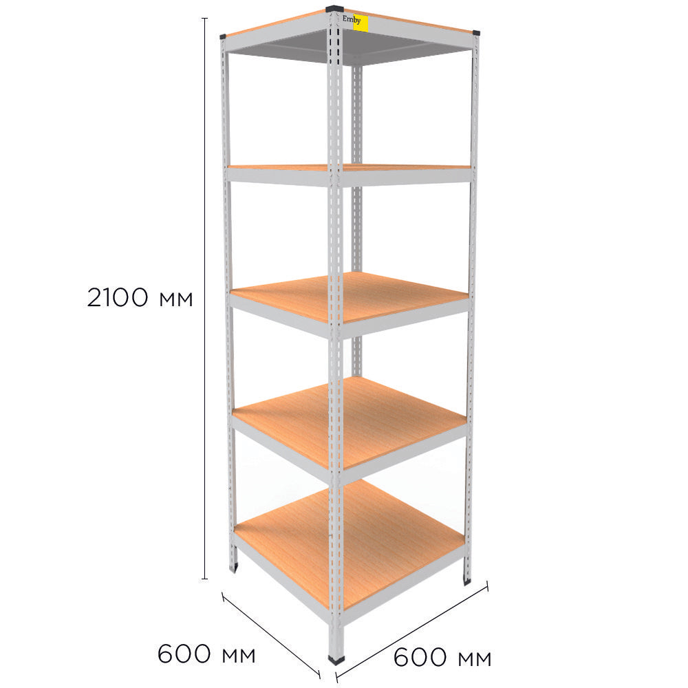 Metal rack MRL-2100 (600x600) white