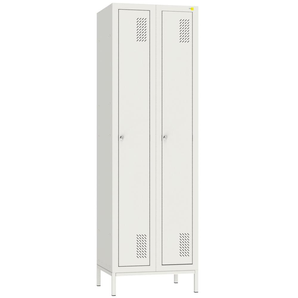Metal clothes cabinet on a stand SHOM-300/2
