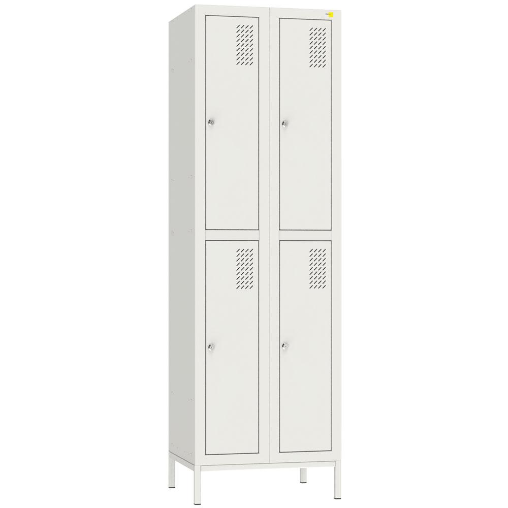 Metal clothes cabinet on a stand SHOM-300/2/4