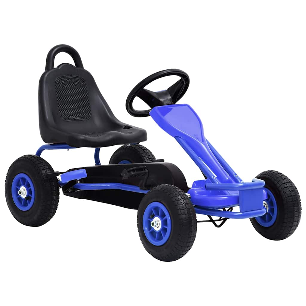 Gokarts Ar Pedāļiem Un Pneimatiskajām Riepām, Sarkans