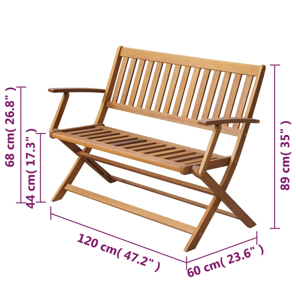 Dārza Sols, 120 Cm, Akācijas Masīvkoks