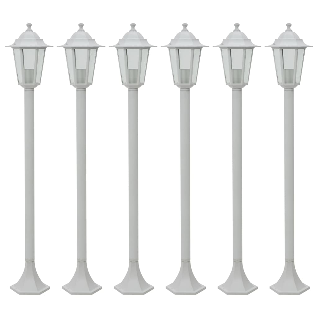 Dārza Lampas, 6 Gab., , 110 Cm, Alumīnijs, E27