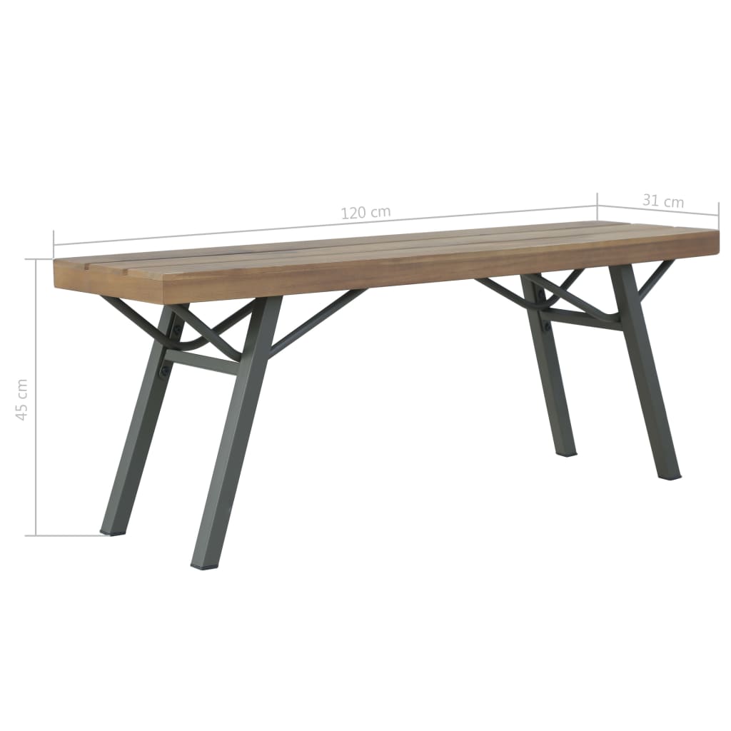 Dārza Sols, 120 Cm, Akācijas Masīvkoks