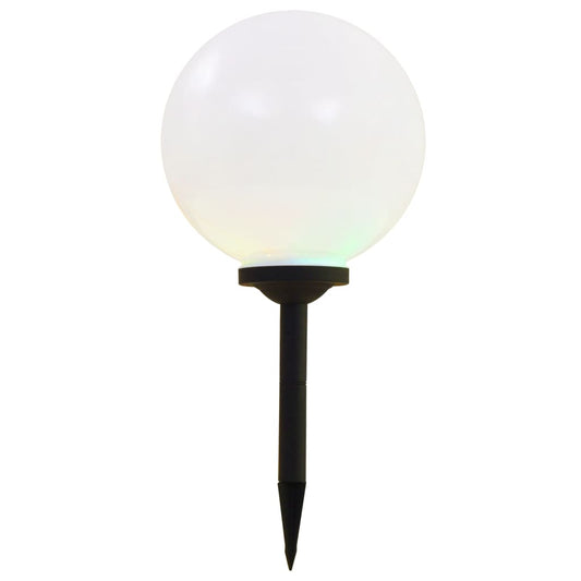 Sfēriskas Āra Led Solārās Lampas, 2 Gab., , Rgb