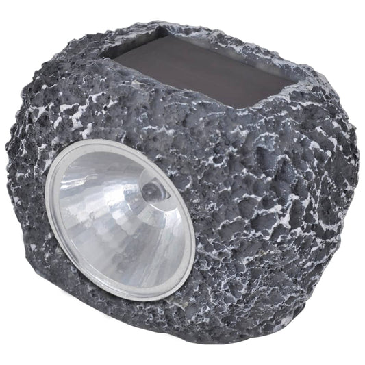 Outdoor Solārie Led Prožektori, Akmens Forma, 12 Gab.
