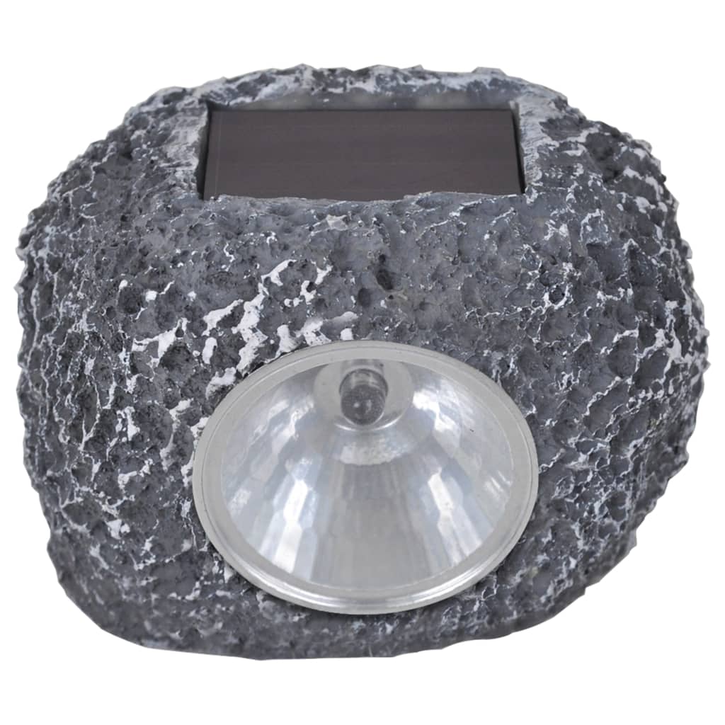 Outdoor Solārie Led Prožektori, Akmens Forma, 12 Gab.