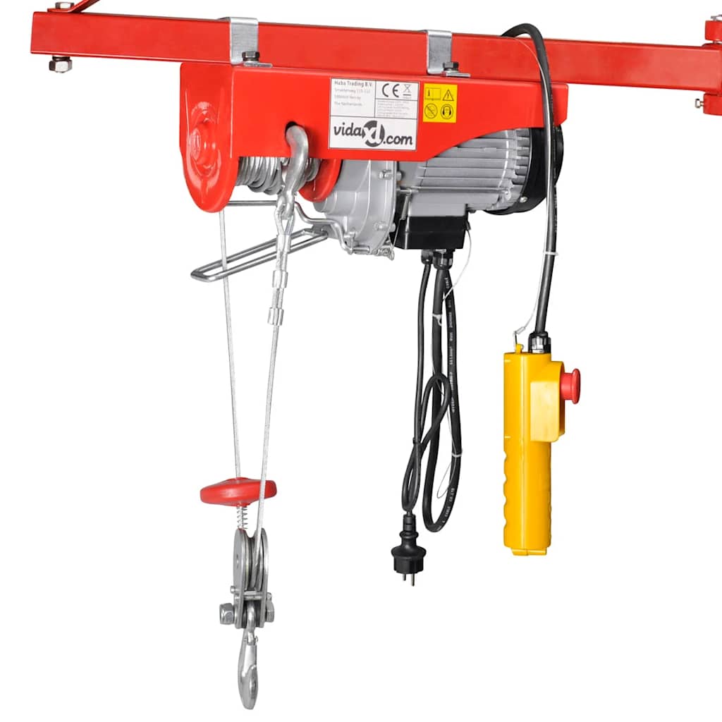 Elektriskā Vinča Ar Trosi 1000W 200/400Kg