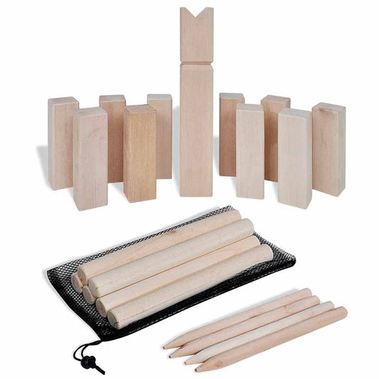 Koka Kubb Spēļu Komplekts