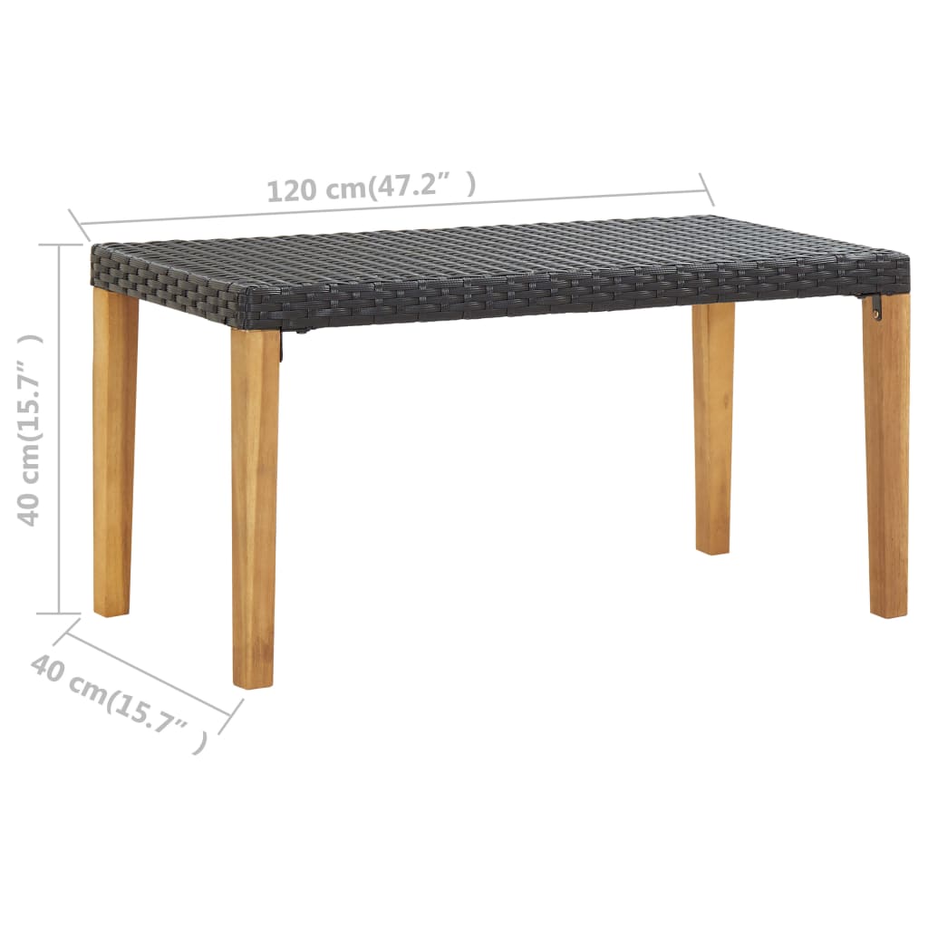 Sols, 120 Cm, Pe Rotangpalma, Akācijas Masīvkoks