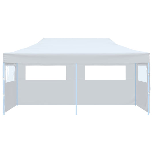 Saliekama Nojume Ar Sānu Sienām, Balta, 3X6 M, Tērauds