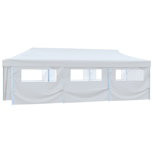 Saliekama Nojume Ar 8 Sānu Sienām, 3X9 M, Balta