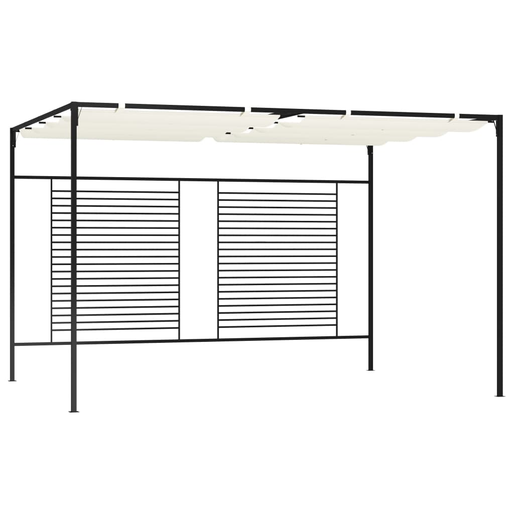 Dārza Nojume Ar Izvelkamu Jumtu, 3X4X2,3 M, Brūna, 180 G/M²