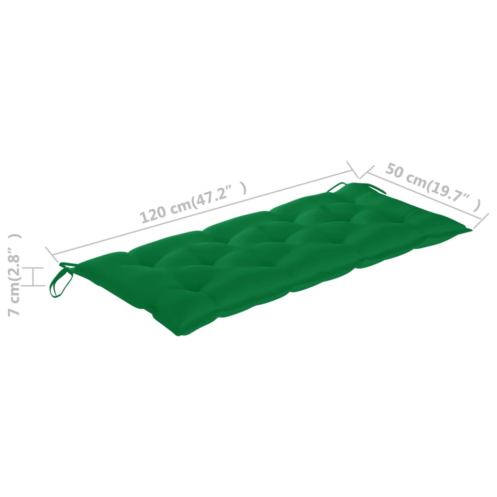 Dārza Sols Ar Matraci, 120 Cm, Akācijas Masīvkoks
