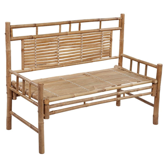 Dārza Sols Ar Matraci, 120 Cm, Bambuss