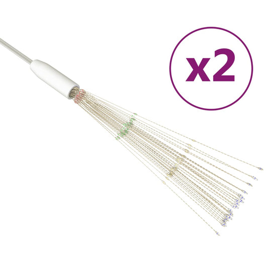 Ziemassvētku Lampiņas, 2 Gab., Daudzkrāsainas, 20 Cm, 280 Led