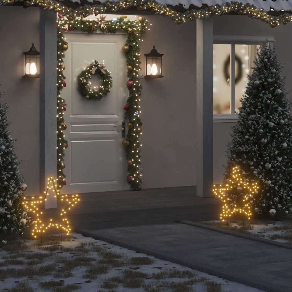 Ziemassvētku Gaismas Dekors, Zvaigznes Forma, 80 Led, 60 Cm 60 X 60 Cm