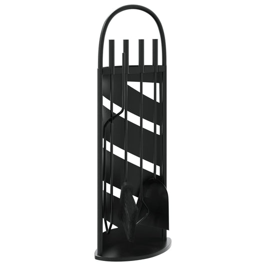 5-Daļīgs Kamīna Instrumentu Komplekts, 23X15X66 Cm, Tērauds