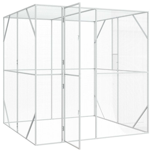 Putnu Būris Sudraba 209 X 202 X 214 Cm