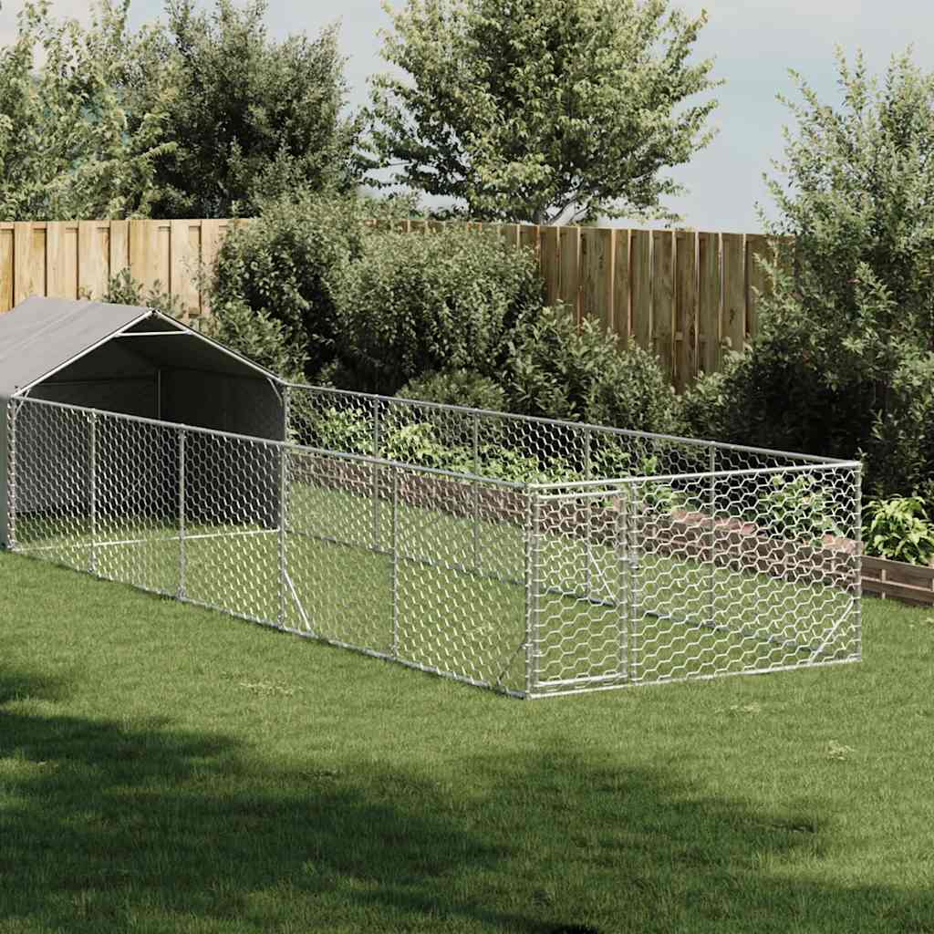 Āra Suņu Audzētava Ar Skrējienu, 6X2X1,5 M, Cinkots Tērauds