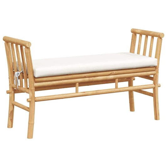 Dārza Sols 2 -Seater 110 X 38 X 65Cm Bambuss Brūna Taisnstūra