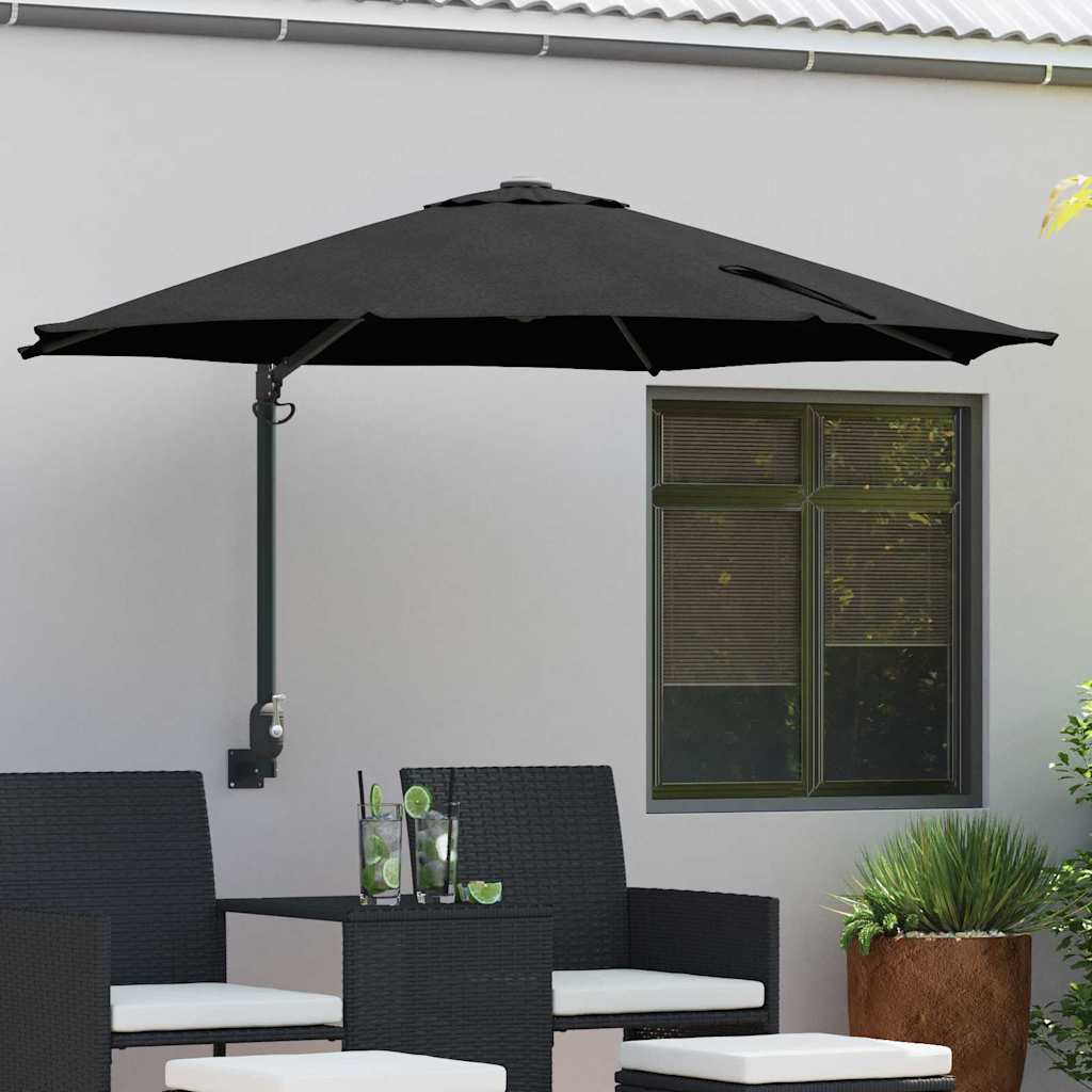 Dārza Parasols 248 X 248 X 148 Cm Poliesters Un Tērauds