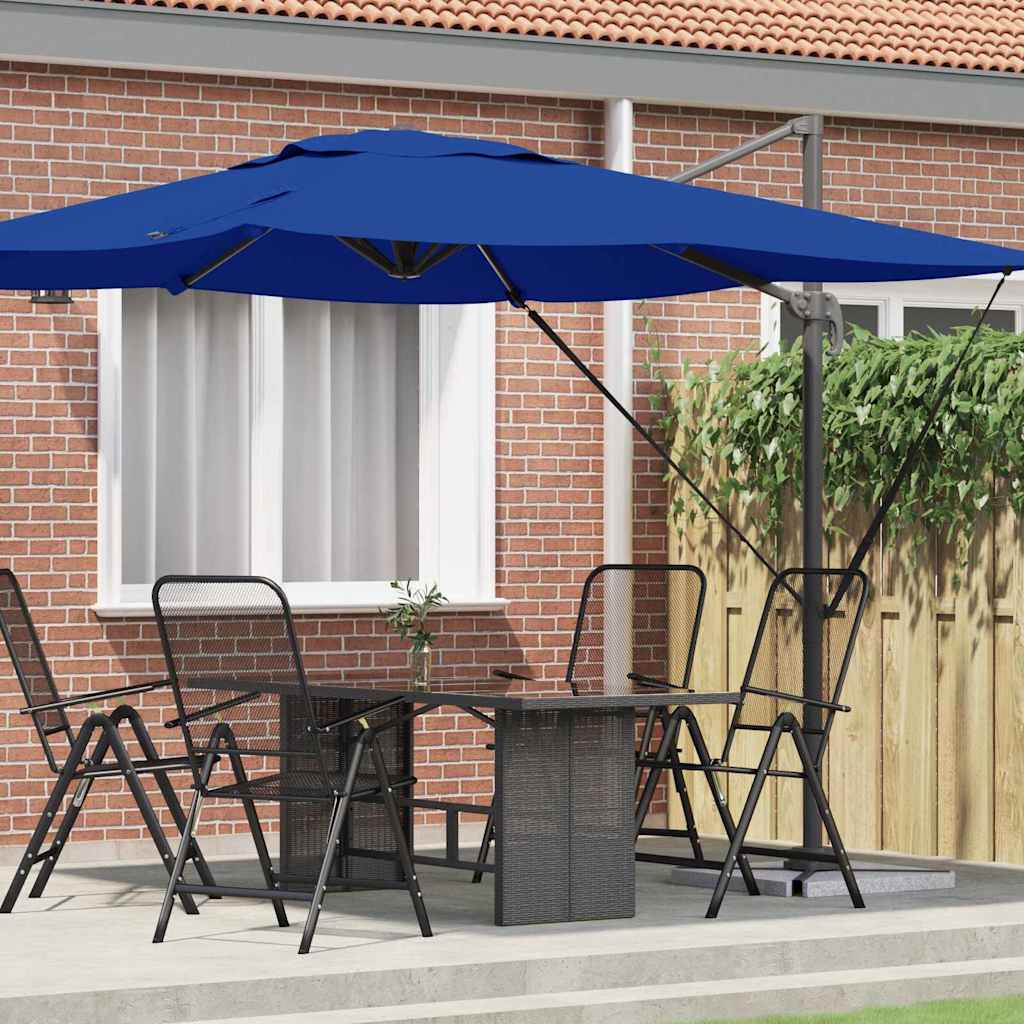 Roma Parasol Bēša 286 X 284 X 265 Cm Alumīnijs Un Poliesters