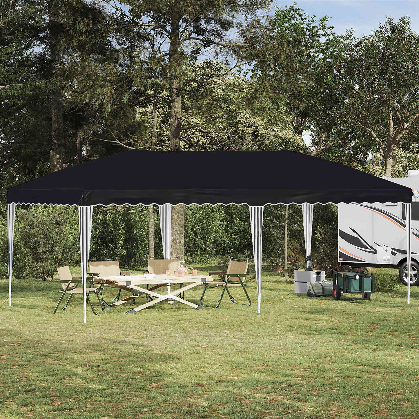 Pop-Up Svinību Teltis 575 X 288 X 245 Cm
