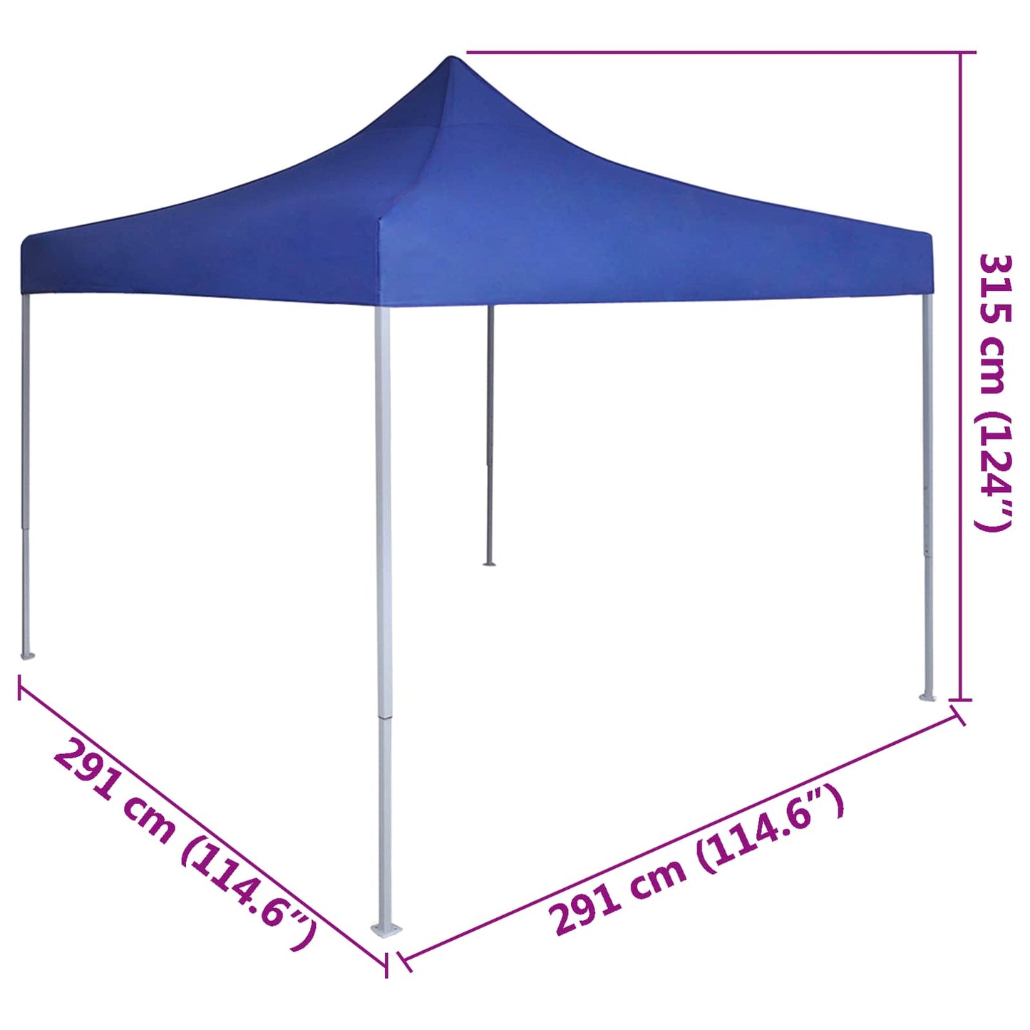 Balles Telts 291 X 291 X 315 Cm Oksforda Audums