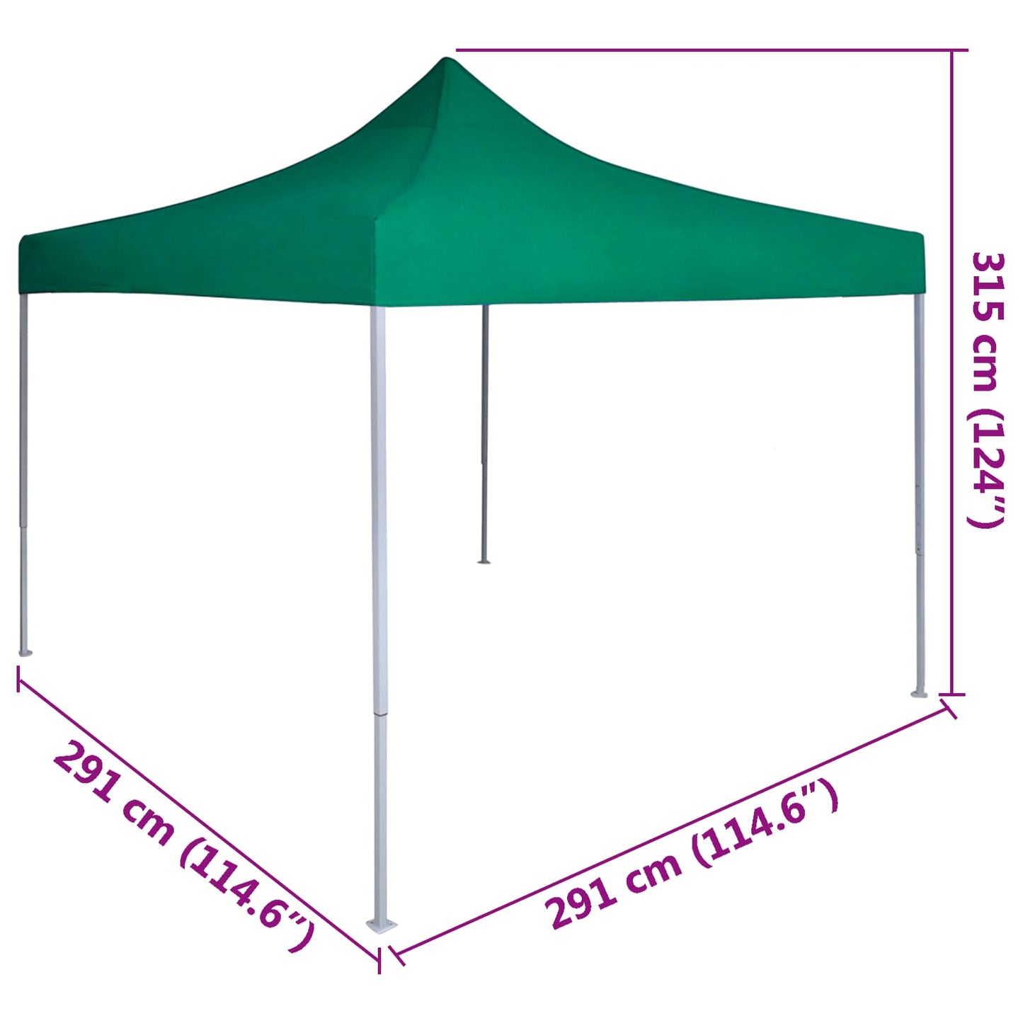 Balles Telts 291 X 291 X 315 Cm Oksforda Audums