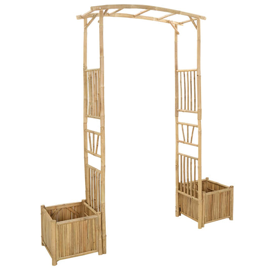 Dārza Arka Dabiska 177 X 40 X 205 Cm Bambuss