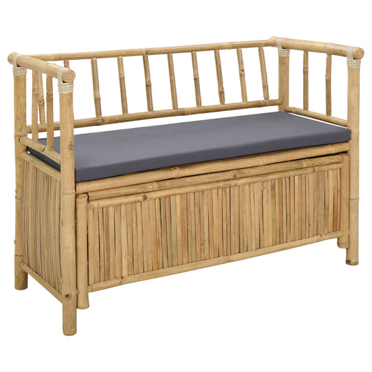Dārza Krātuves Sols 110 X 47 X 80 Cm Bambuss Dabiska Taisnstūra