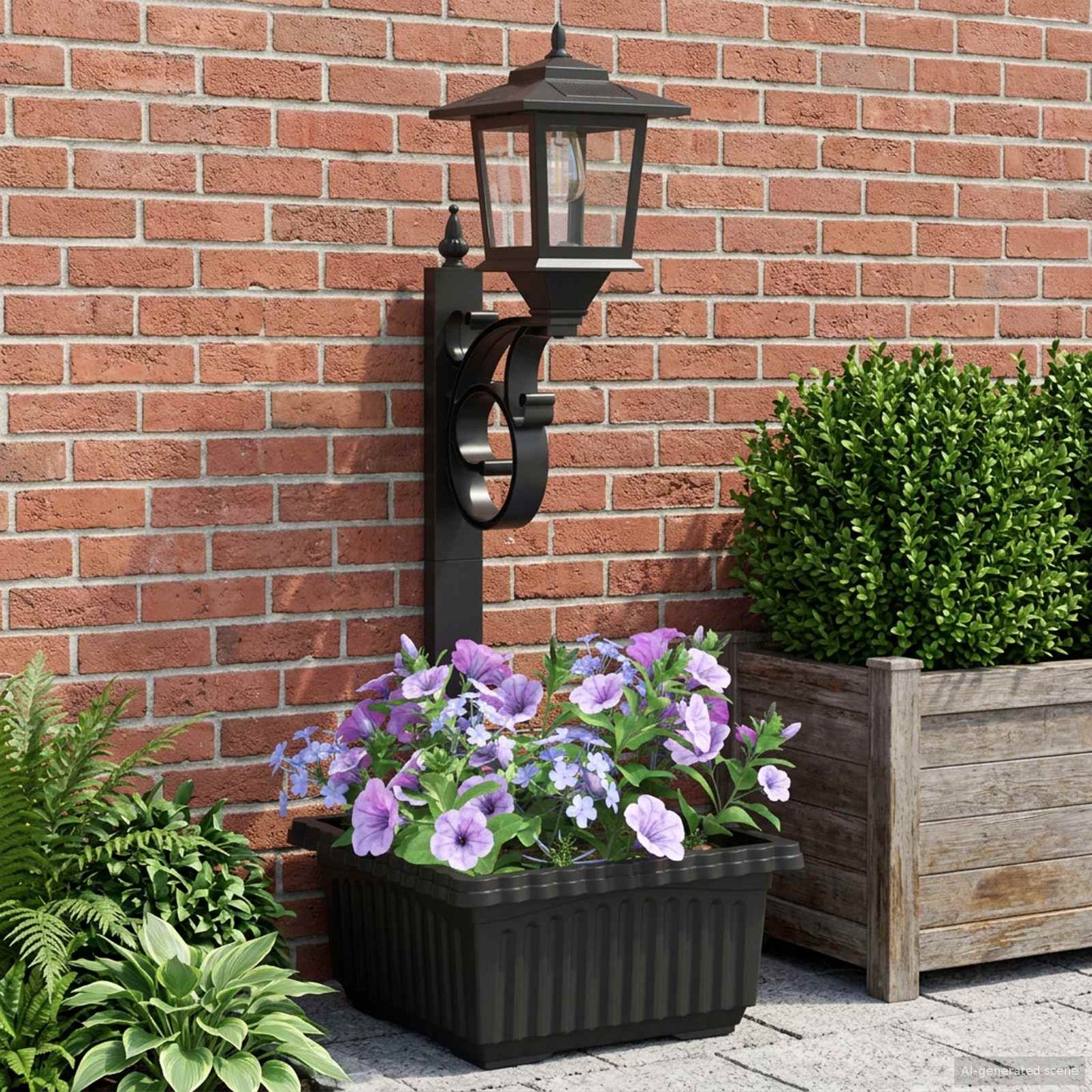 Lampa Staba Komplekts 2 Gab. Melns 16 X 16 X 156 Cm