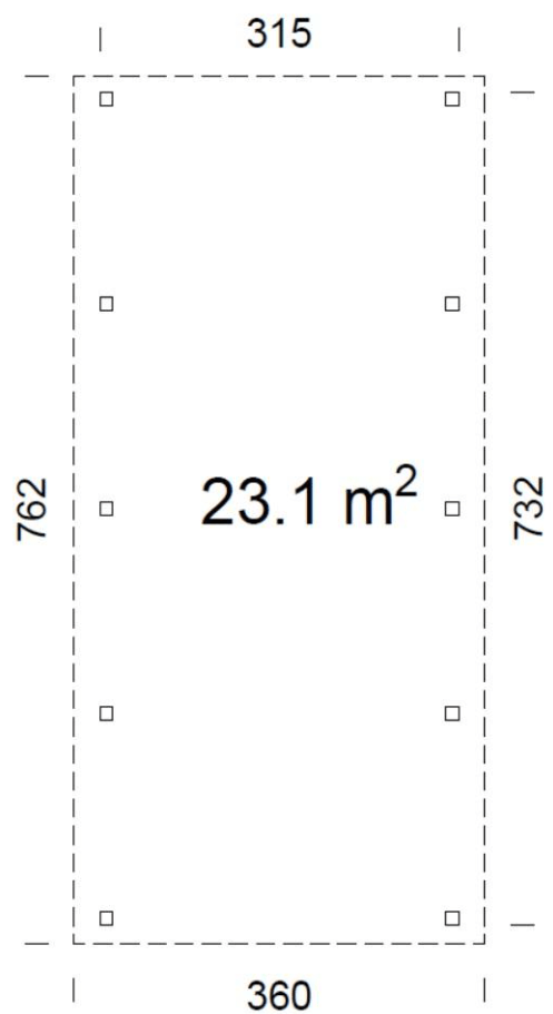 Auto nojume Kārlis 23.1 m2 - HOLDORS