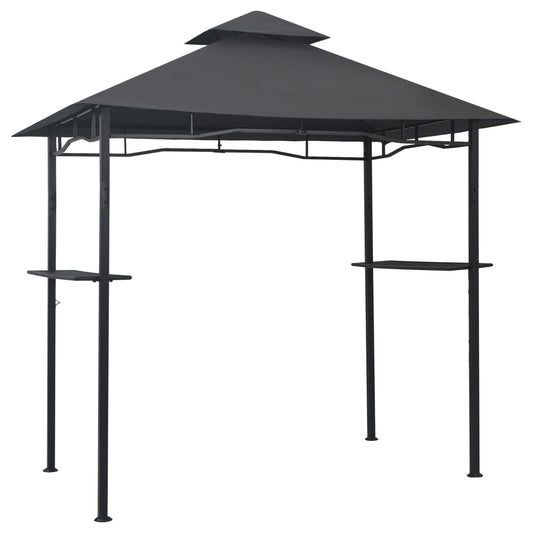 Dārza Nojume Grilam, 240X150X255 Cm, Antracītpelēka, Tērauds - HOLDORS