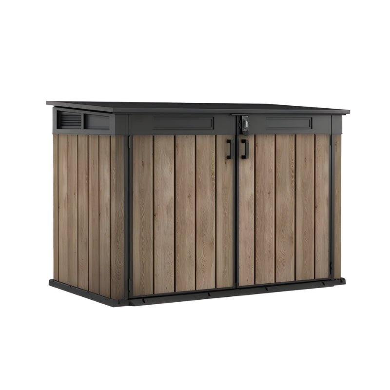 Dārza šķūnītis Deco Horizontal Shed oša koka tonis - HOLDORS