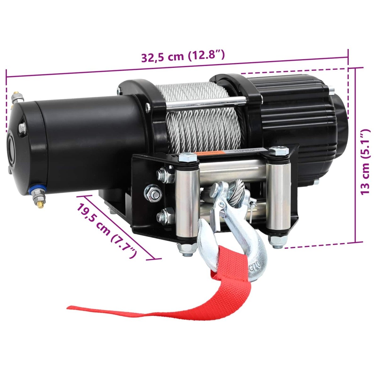 Elektriskais Vilkšanas Ierīce Pvc Melns - HOLDORS
