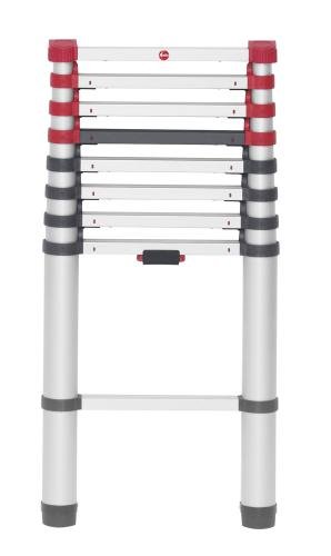 Kāpnes teleskopiskās T80 FlexLine / alumīnija / 9 pakāpieni - HOLDORS
