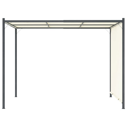 Nojume Ar Regulējamu Jumtu, Krēmkrāsa, 3X3 M, Tērauds - HOLDORS