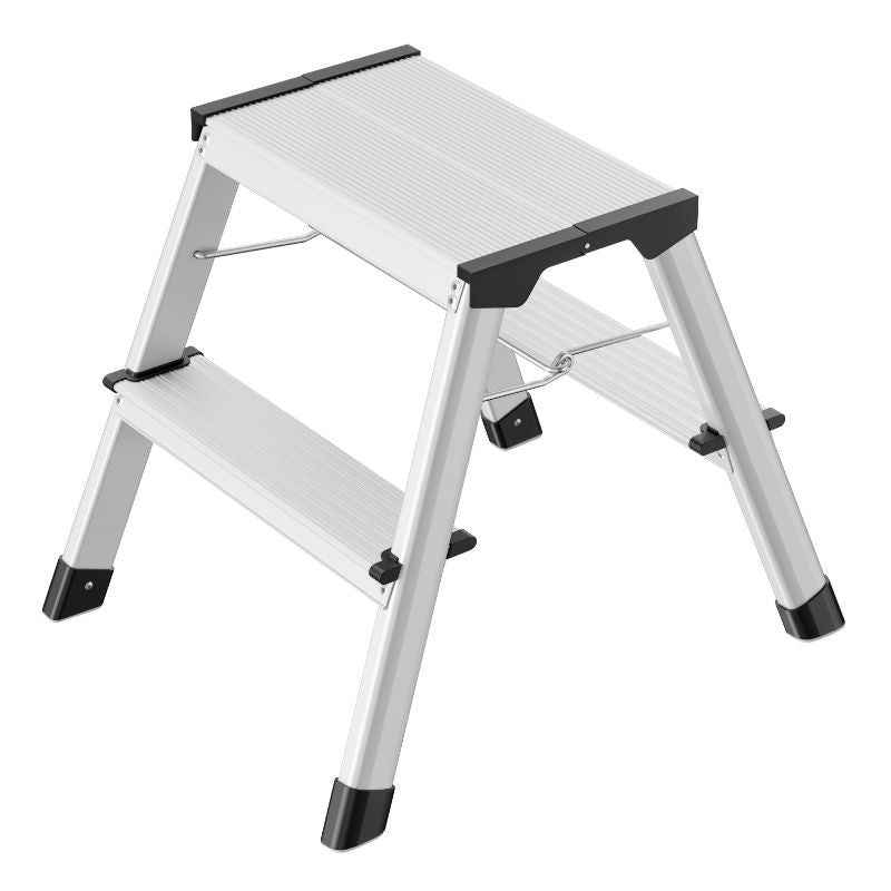 Pakāpienu soliņš salokāms D60 StandardLine / alumīnija / 2x2 pakāpieni - HOLDORS