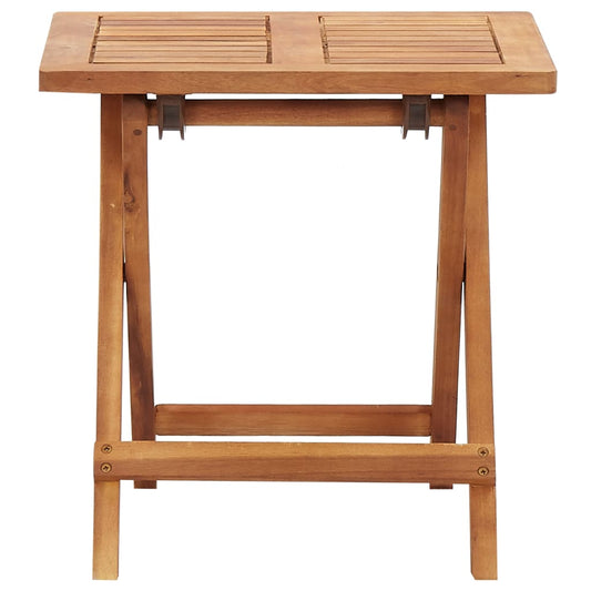 Saliekams Dārza Galds, 40X40X40 Cm, Akācijas Masīvkoks - HOLDORS