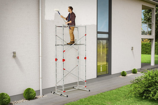 Sastatnes G60 / alumīnija / 2x12 pakāpieni - HOLDORS