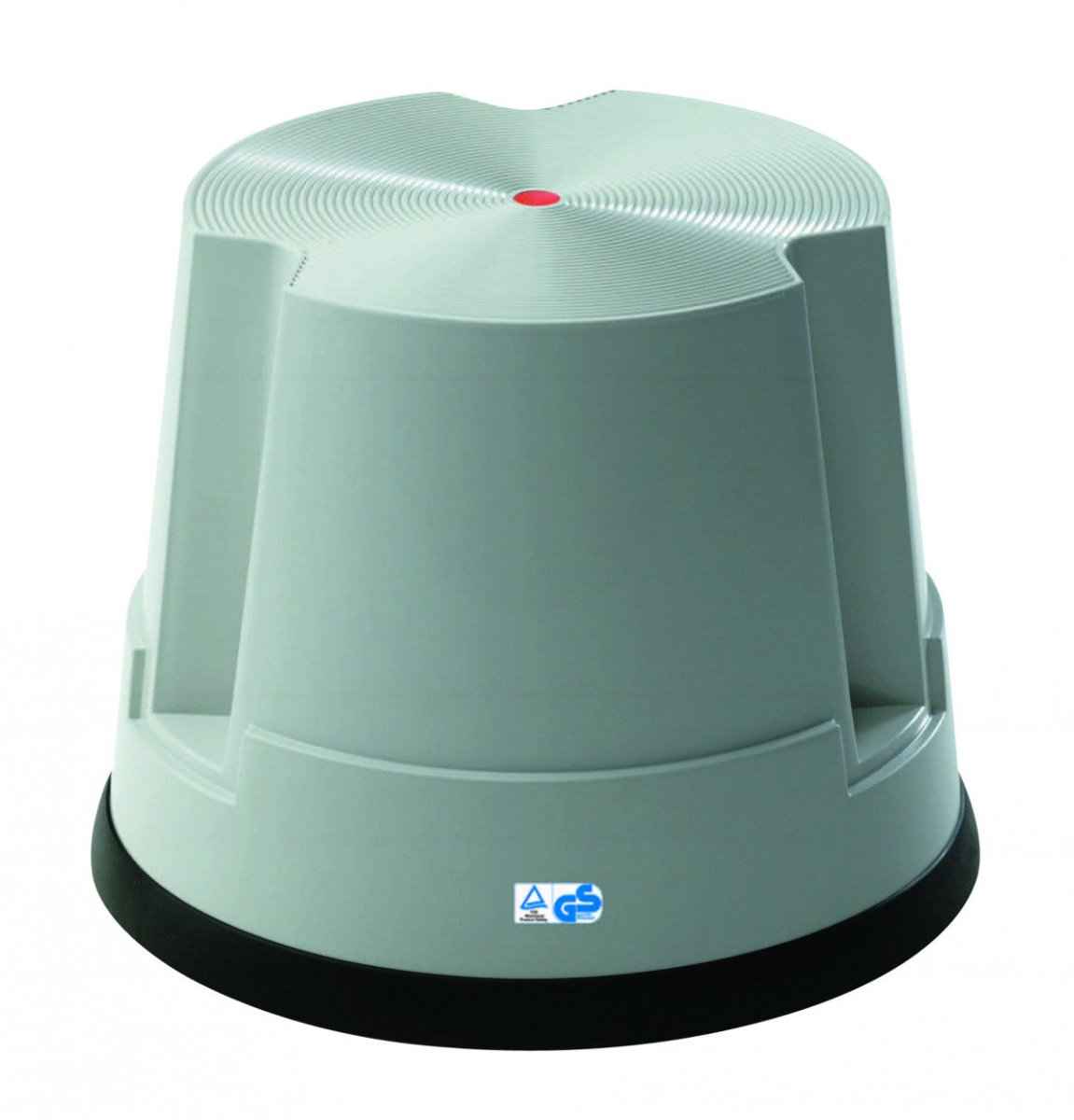 Step stool, plastic, 1 step, grey