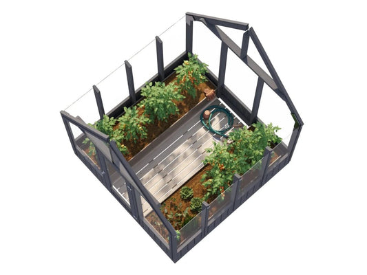Stikla oranžērija Emīlija — 5.4 m² - HOLDORS