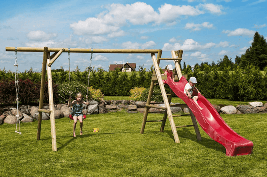 Šūpoles ar slidkalniņu Henrijs - HOLDORS