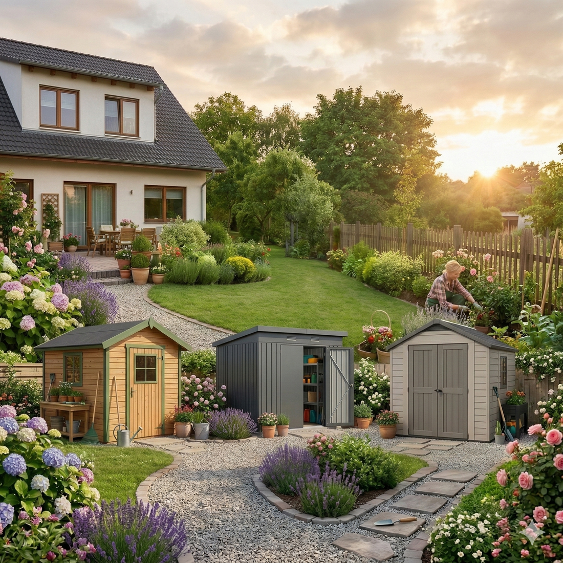 Dārza šķūnīši un noliktavas: kādi veidi un ko ņemt vērā izvēloties?